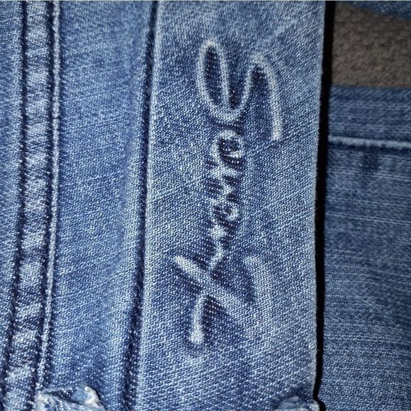 Seven 7 Bootcut Distressed Jeans - Picture 10 of 12